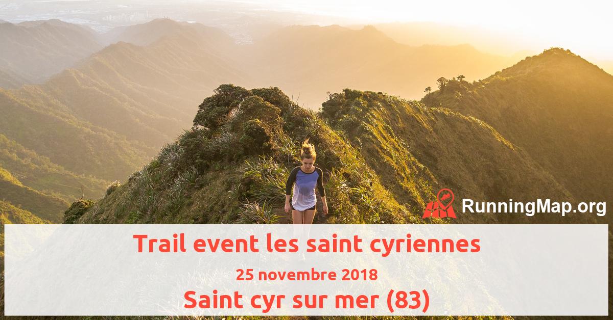Trail event les saint cyriennes