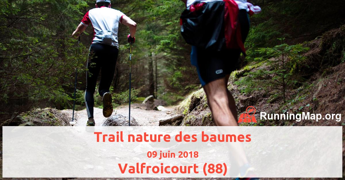 Trail nature des baumes