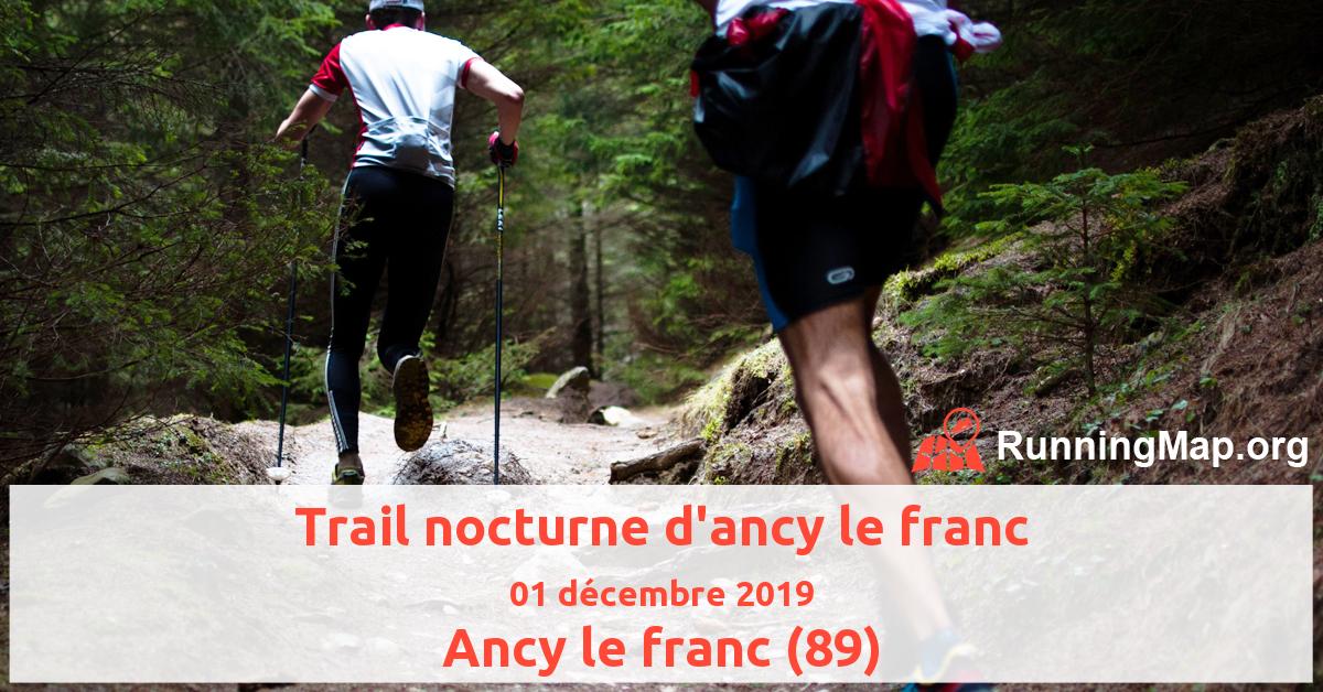 Trail nocturne d'ancy le franc