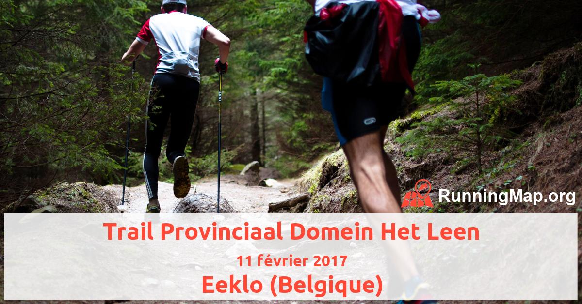 Trail Provinciaal Domein Het Leen