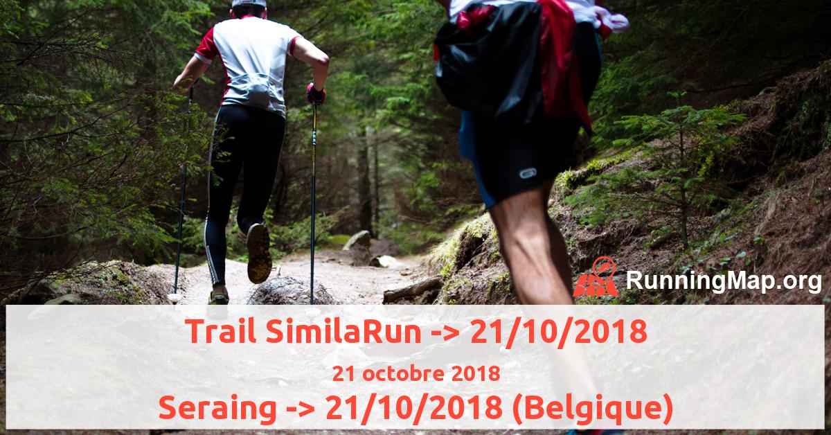 Trail SimilaRun -> 21/10/2018