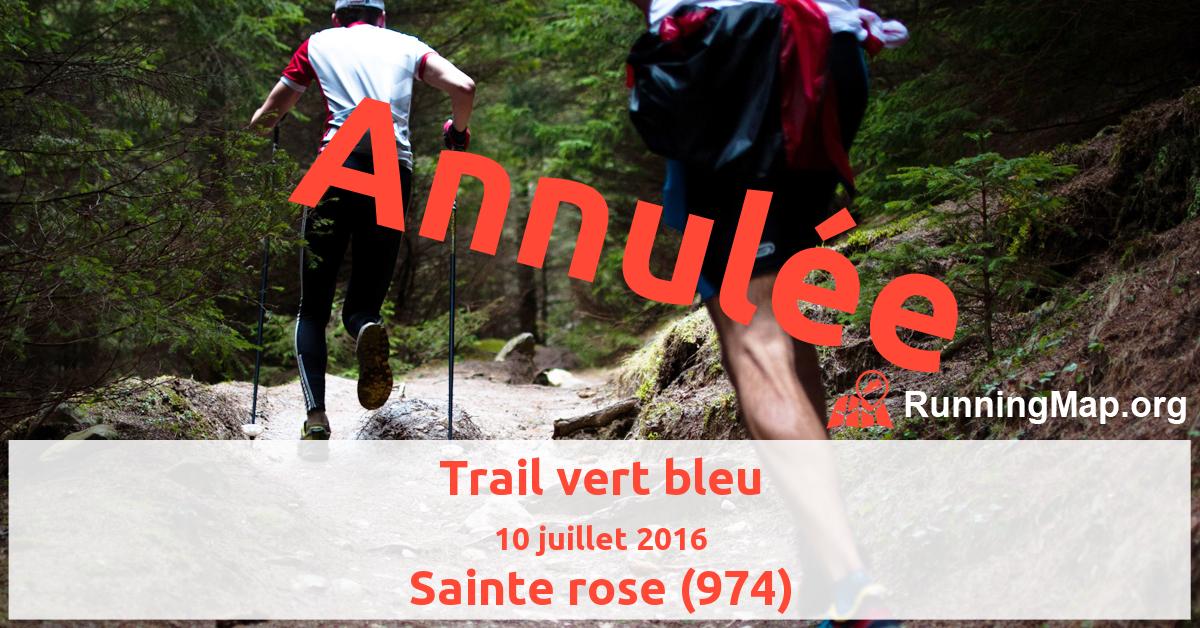 Trail vert bleu