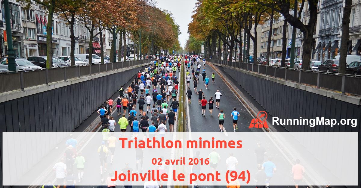 Triathlon minimes