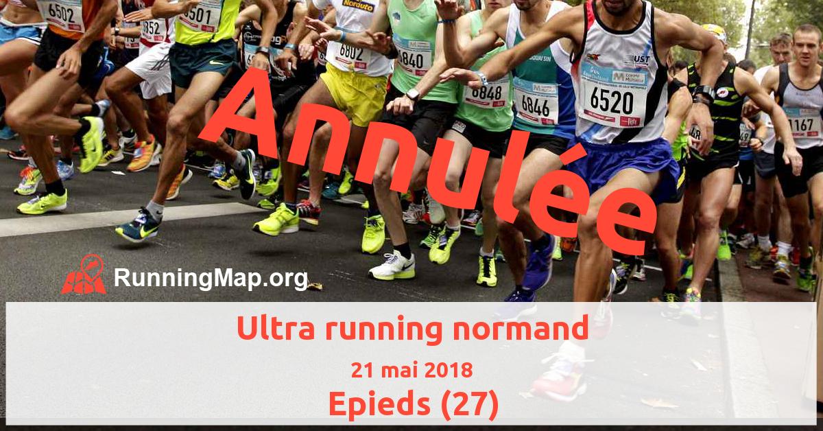 Ultra running normand