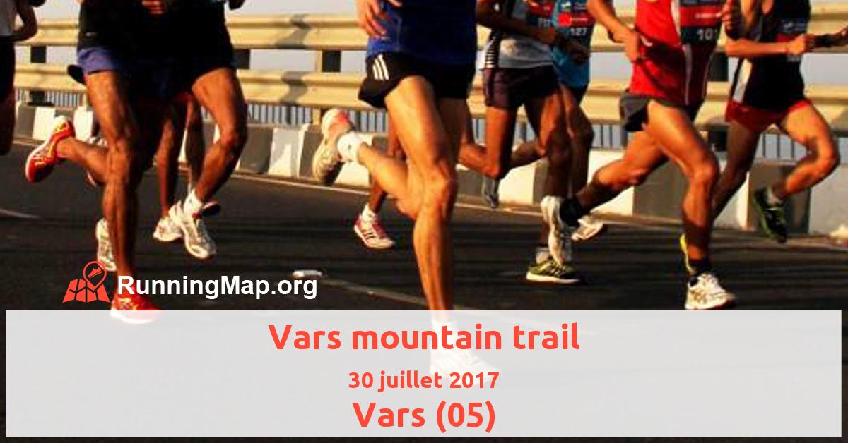 Vars mountain trail