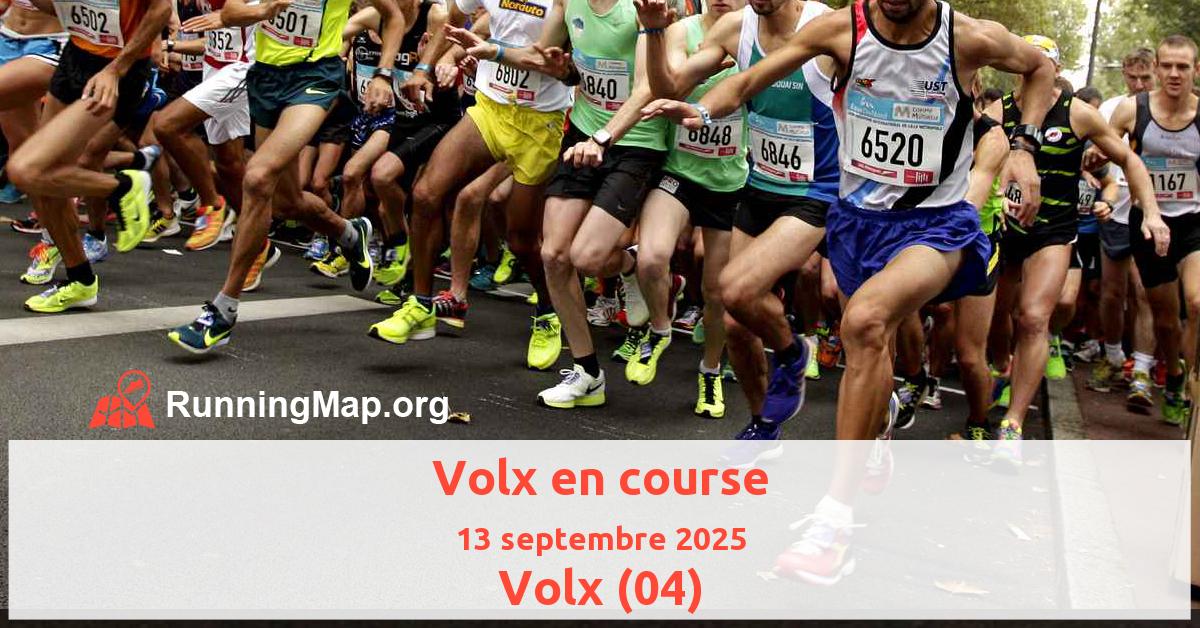 Volx en course